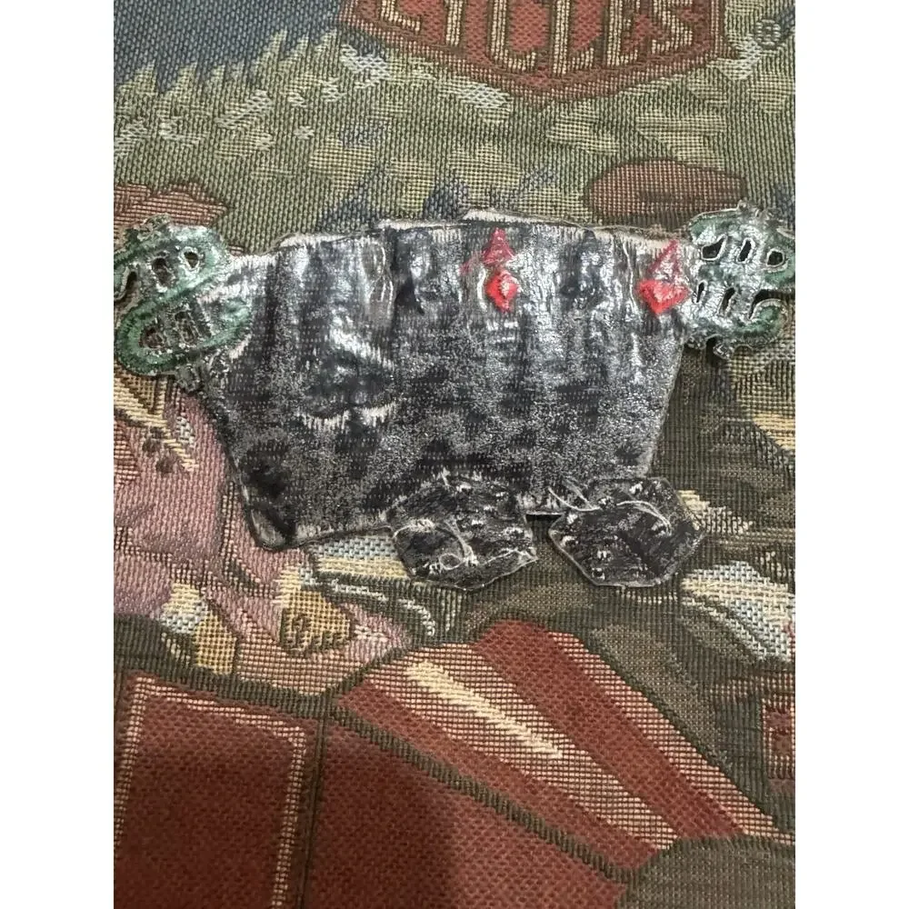 Four Aces Poker Patch Dollar Signs Dice Casino Gambling Embroidered Applique